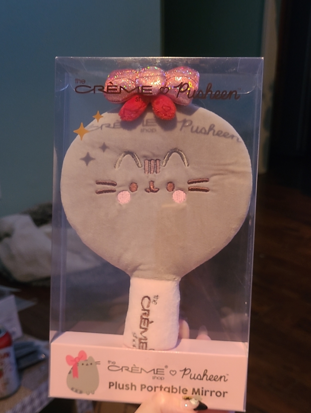 The Crème Shop x Pusheen Plush Portable Mirror & Makeup Sponge Bundle